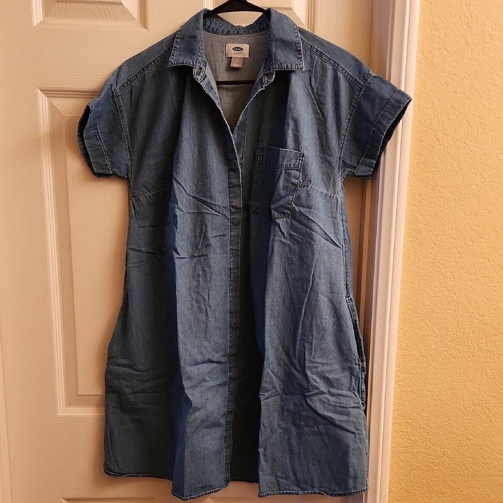 Old Navy Blue Denim Dress